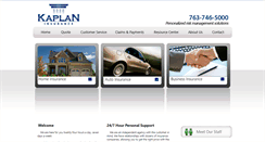 Desktop Screenshot of kaplaninsuranceagency.com