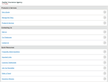 Tablet Screenshot of kaplaninsuranceagency.com
